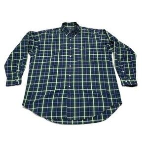 Ralph Lauren Mens Classic Fit Button Down shirt Long Sleeve Plaid size‎ L